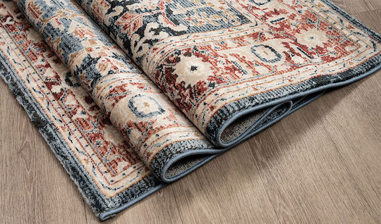 Newplan 529B Bedroom Rug Set Carmen Blue 5-45-CRM-C529B_C8897-SET067 3 Pieces