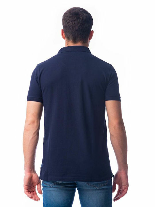 Explorer Men's T-shirt Polo Navy Blue