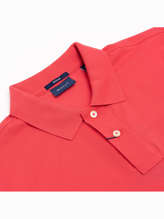Polo Short Sleeve Blouse Coral