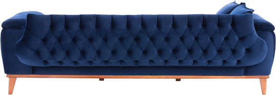 Bennington Canapea Cu Trei Locuri Pat Albastră 240x95x80cm
