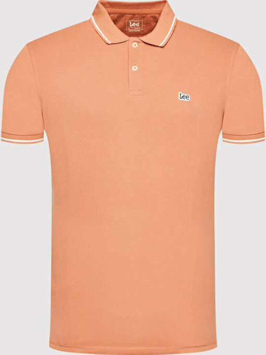 Polo Short Sleeve Orange Blouse