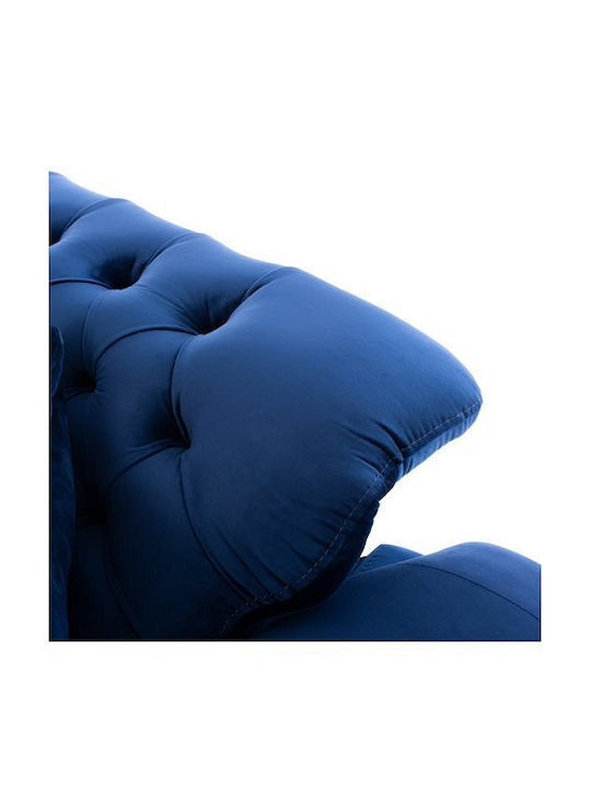 Bennington Two-Seater Couch Bed Blue 180x95x80 cm