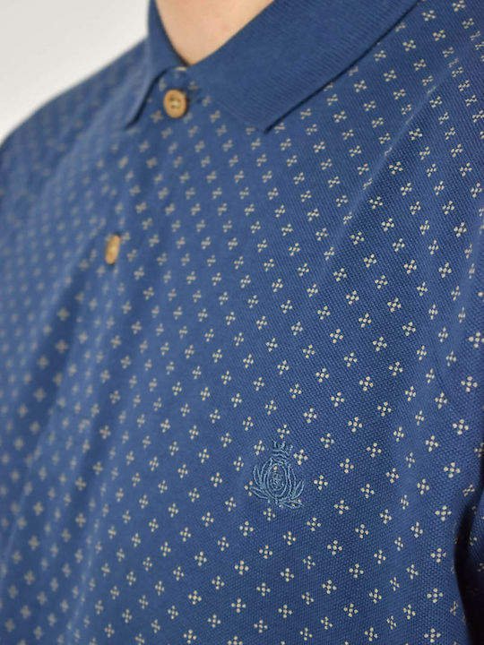 Polo Short Sleeve Blue Blouse