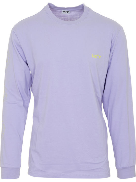 Hoof Men's Long Sleeve Blouse Purple