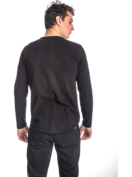 Paco & Co 218500 Men's Long Sleeve Blouse Black