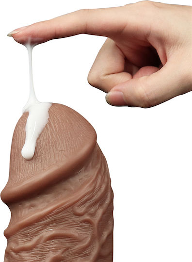 Lovetoy Realistic Chubby Vibrating Dildo Realistisch Vibrator 27cm Braun