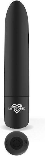 LateToBed Shoty Vibrator Bullet 10cm Black