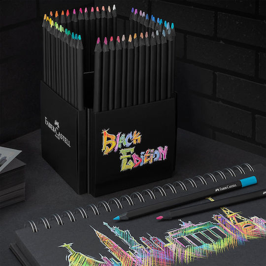 Faber-Castell Black Edition Colored Pencil Set Package of 1 packages