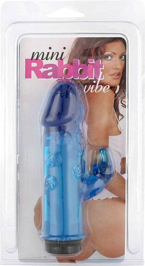 Seven Creations Mini Rabbit Vibrator Mini Δονητής Rabbit Blue