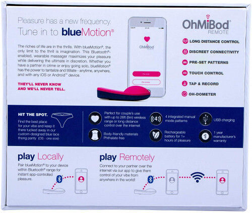 Ohmibod BlueMotion NEX1 Клитор Вибратор с Дистанционно Управление 9.5см Розов