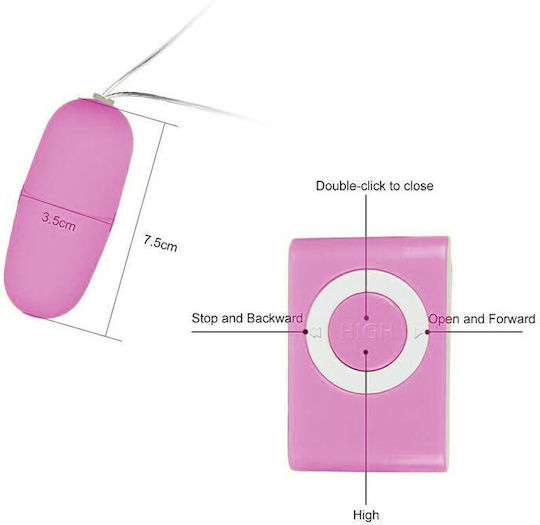Mini Vibrator Vibrating Egg Vibrator Egg 8cm Pink