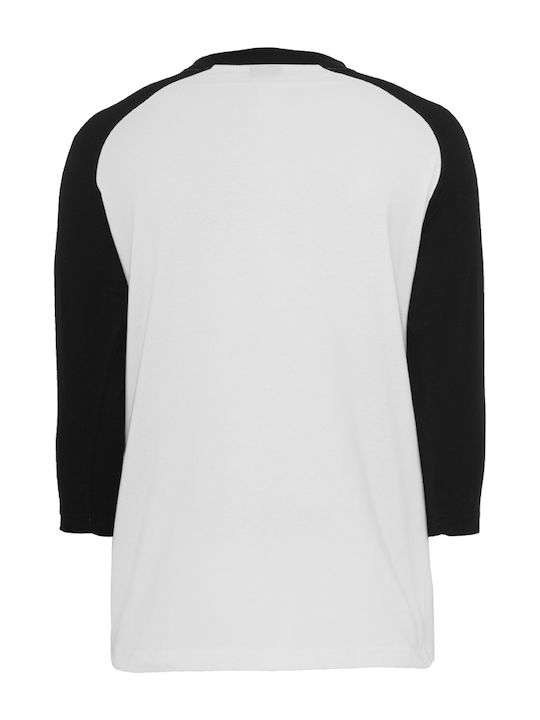 Contrast T-shirt White / Black