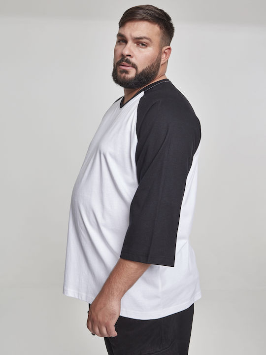 Contrast T-shirt White / Black