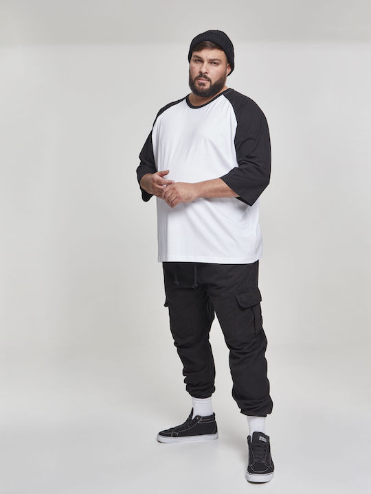 Contrast T-shirt White / Black