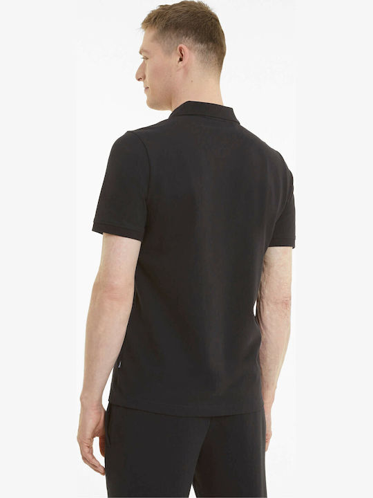 PUMA Essentials Polo T-shirt Μαύρο