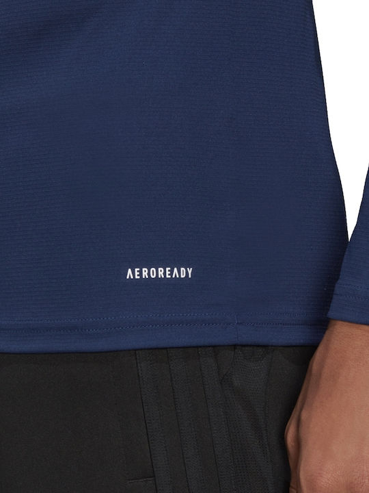 Team Base Aeroready Αθλητική Μπλούζα Μακρυμάνικη Navy