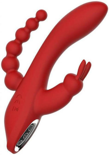 Dream Toys Red Revolution Hera Double Vibrator 14.5cm Red