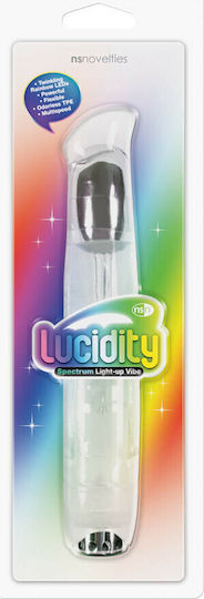 Ns Novelties Lucidity Spectrum Light-up Vibe Κλασικός Δονητής Clear