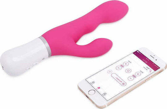 Lovense Nora Mini Δονητής Rabbit με Απομακρυσμένο Έλεγχο 20cm Pink