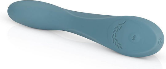 BMS Factory Bloom The Rose Vibrator G-Spot 20cm Aqua