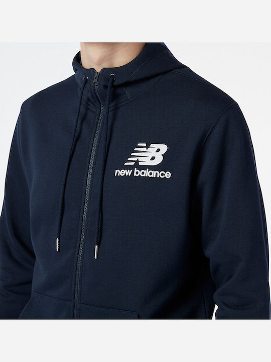 Cardigan With Hood Navy Blue