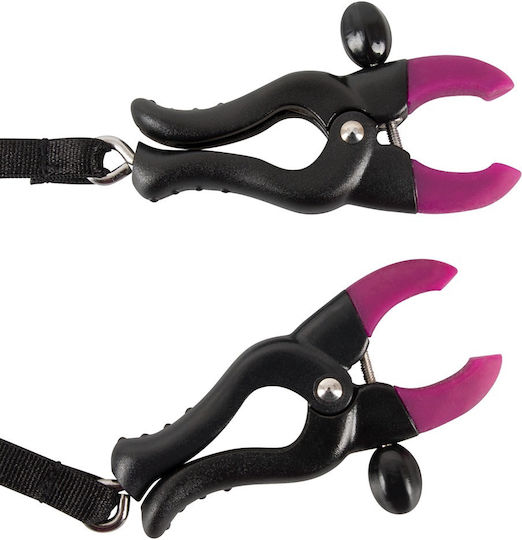 You2Toys Bad Kitty Spreader String Vibrator Mini Δονητής για Ζευγάρια 8.6cm Black