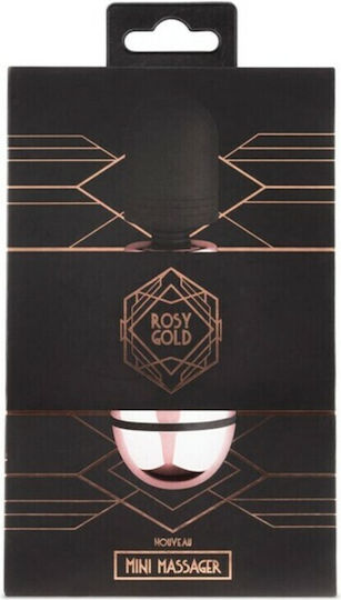 Rosy Gold New Mini Massager Mini Δονητής Μασάζ 12.5cm Rose Gold