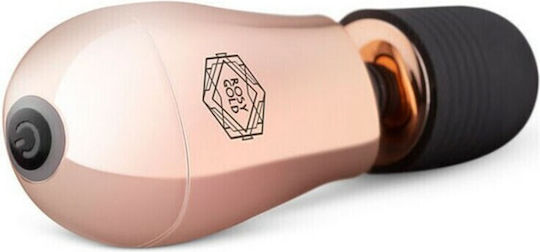 Rosy Gold New Mini Massager Mini Δονητής Μασάζ 12.5cm Rose Gold