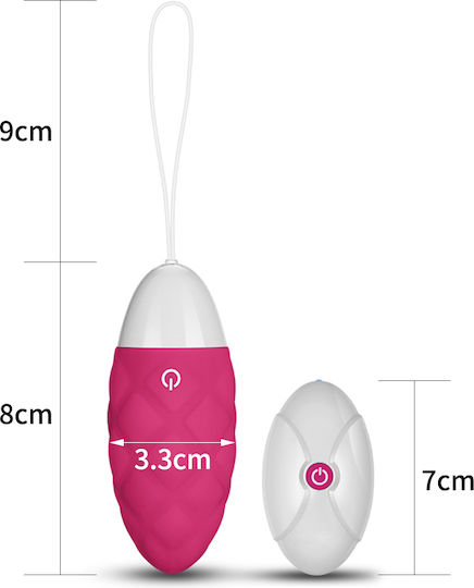 Lovetoy iJoy Egg Vibrator Egg with Remote Control 8cm Pink