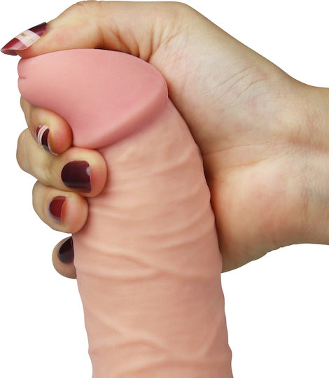 Lovetoy The Ultra Soft Dude Realistic Vibrator 18cm Flesh