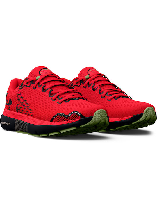 Under Armour HOVR Infinite 4 Ανδρικά Αθλητικά Παπούτσια Running Bolt Red / Black