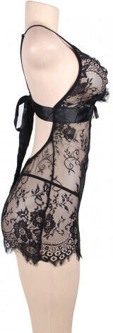 CyprusLoveShop Please Me Babydoll With String Black