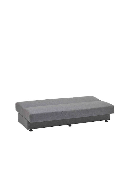 Jorge Three-Seater Couch Bed Grey 180x78x80 cm