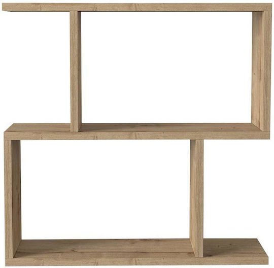 Rectangular Side Table Mathraki Wooden Natural W60xL20xH60cm
