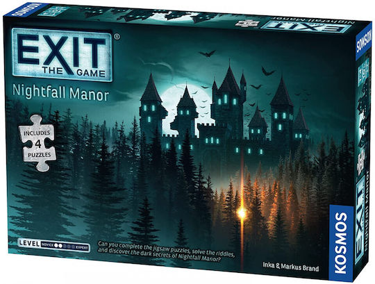 Επιτραπέζιο Παιχνίδι Exit Nightfall Manor για 1-4 Παίκτες 10+ Ετών (EN) Kosmos