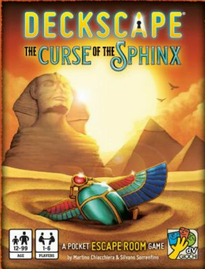 Game Expansion Deckscape: The Curse of the Sphinx for 1-6 Players Ages 12+ (EN) Da Vinci Games