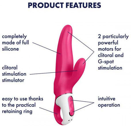 Satisfyer Mr. Rabbit Δονητής Rabbit 22cm Ροζ