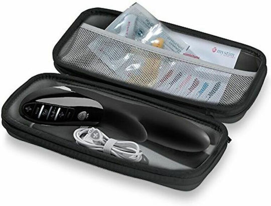 Mystim Daring Danny E-Stim Vibrator Kaninchen 27cm Black