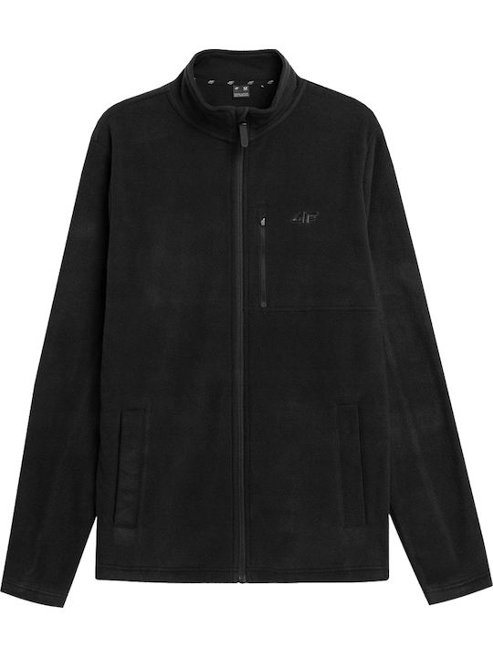 Ανδρική Ζακέτα Fleece Μαύρη