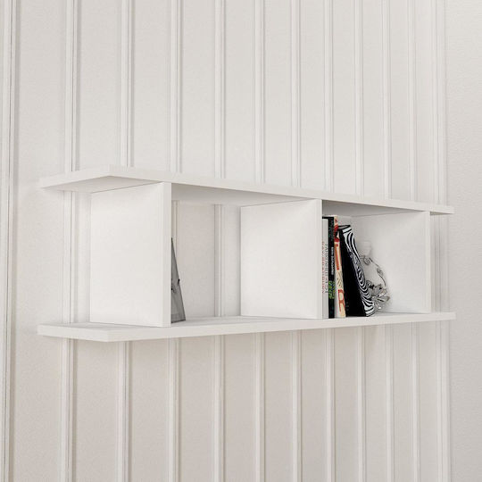 Vera Wall Shelf White 100x22x28cm