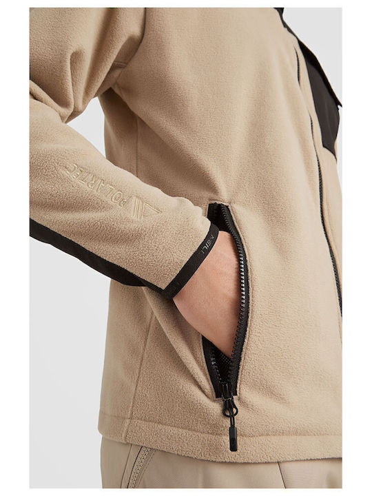 Ανδρική Ζακέτα Fleece Μπεζ