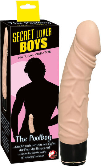 You2Toys The Poolboy Realistic Vibrator 20cm Flesh