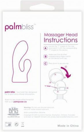 BMS Factory PalmBliss Head Attachment Κεφαλή για Δονητή 7.5cm Pink