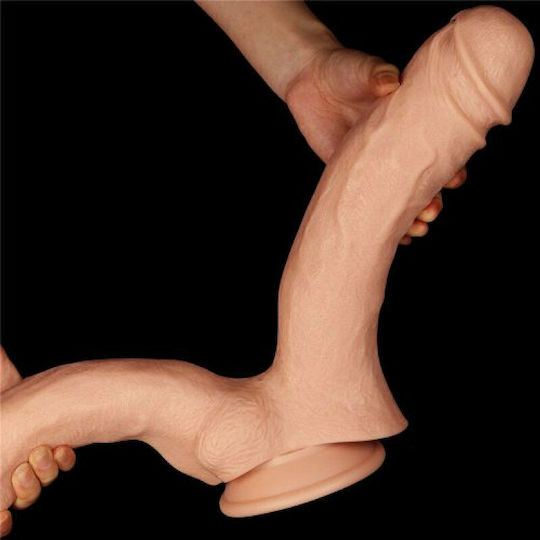 Lovetoy Реалистично дилдо Със смукателна чашка Плът 30см