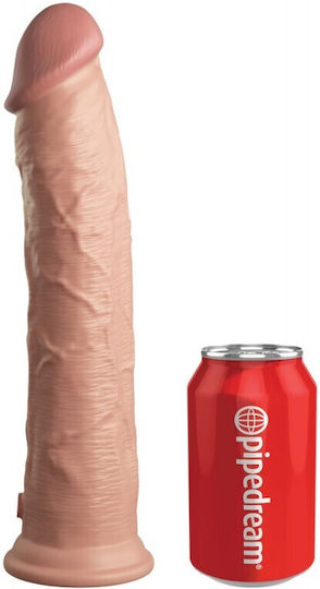 King Cock Dual Density Ρεαλιστικό Dildo με Βεντούζα Nude 28cm
