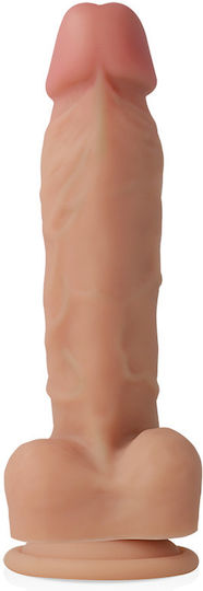 Cyber Silicock Cyber Silicock Oliver Ρεαλιστικό Dildo με Όρχεις και Βεντούζα Flesh 19cm