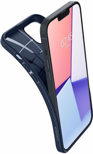 Spigen Liquid Air Back Cover Σιλικόνης Navy Μπλε (iPhone 14 Plus)