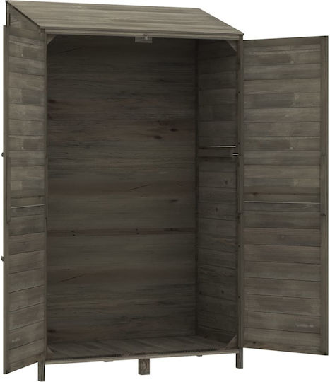 Wooden Garden Shed Anthracite M1.02xW0.52xH1.745m