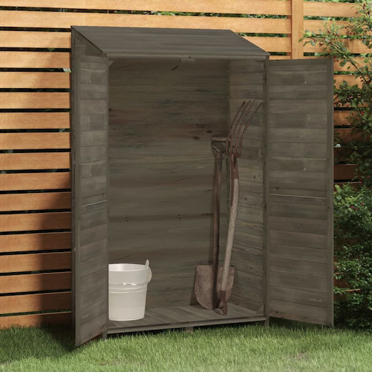 Wooden Garden Shed Anthracite M1.02xW0.52xH1.745m