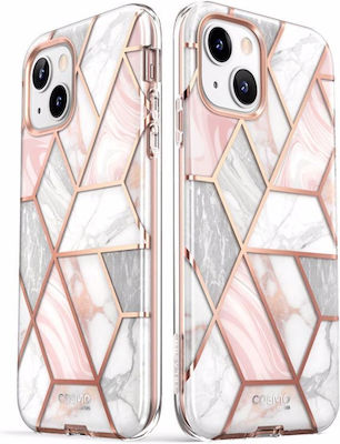 Supcase i-Blason Cosmo Plastic 360 Full Cover Durable Marble Pink (iPhone 14 Plus)